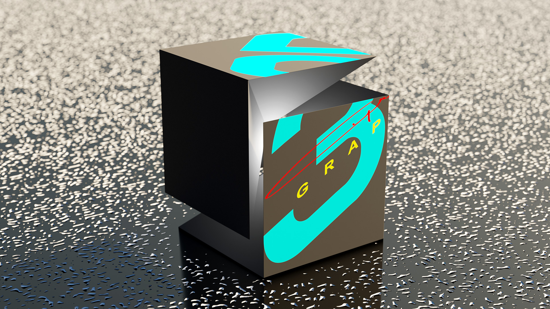 image Cube Cyripgraphics rendu 3D procedural Computer graphics 3D renderer